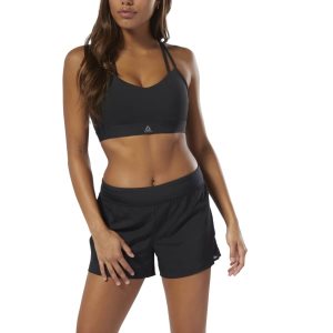 Reebok WOR Knit Woven Kurze Hose Damen - Schwarz - DE 532-LAN